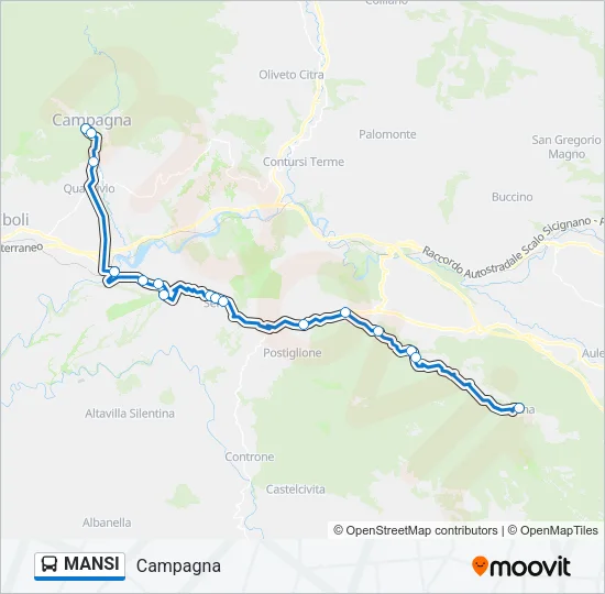 MANSI Bus Line Map