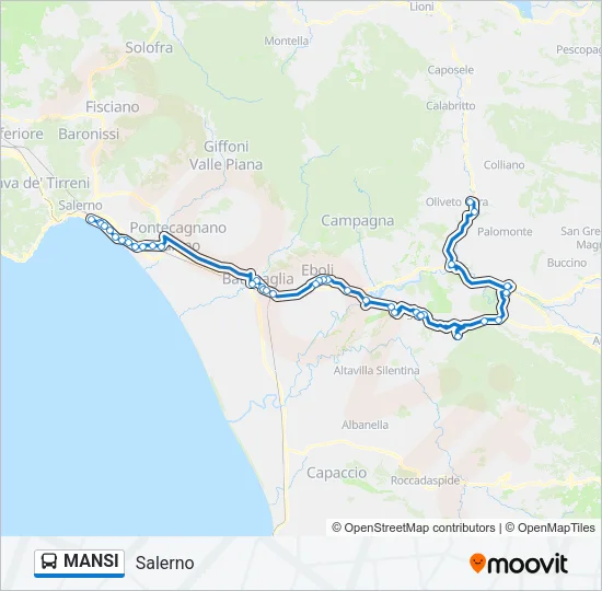 MANSI Bus Line Map