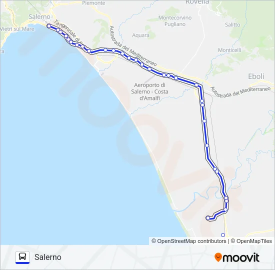 PALMENTIERI Bus Line Map