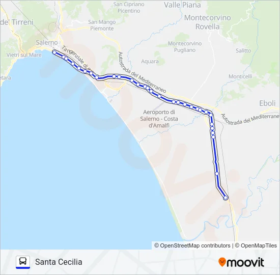 PALMENTIERI Bus Line Map
