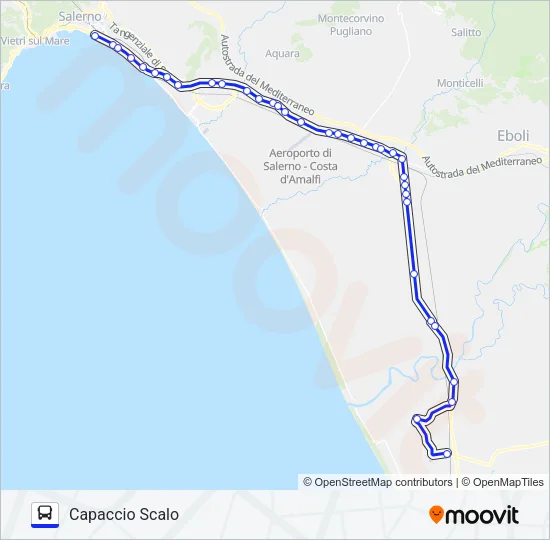 PALMENTIERI Bus Line Map