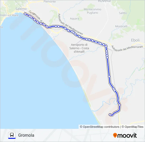 PALMENTIERI Bus Line Map
