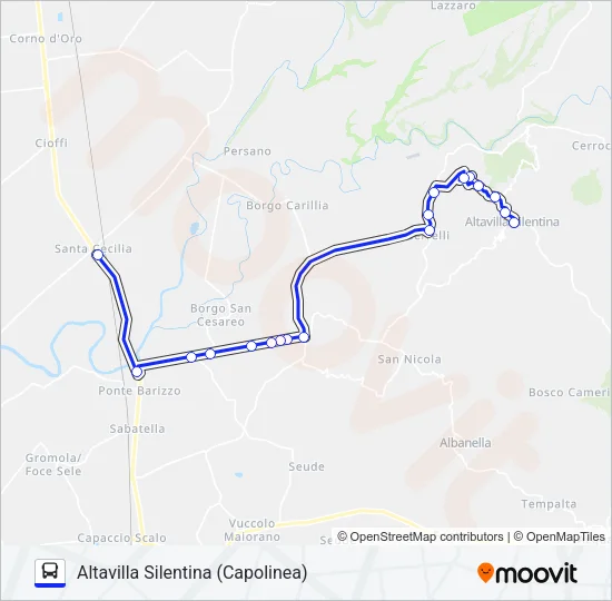 PALMENTIERI Bus Line Map