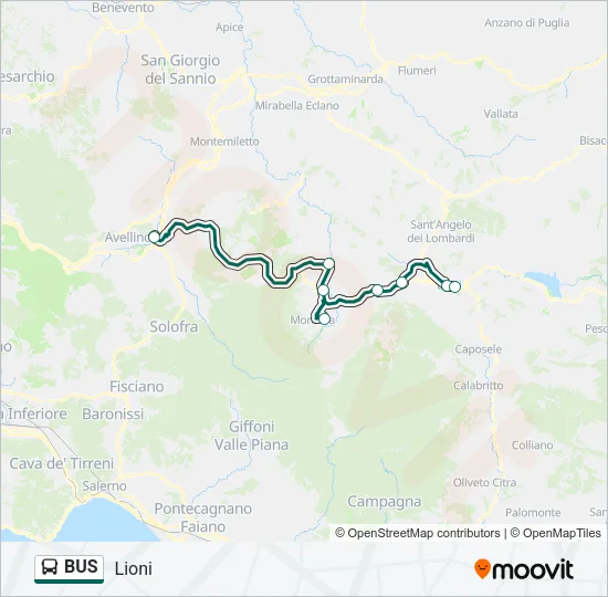 BUS Line Map