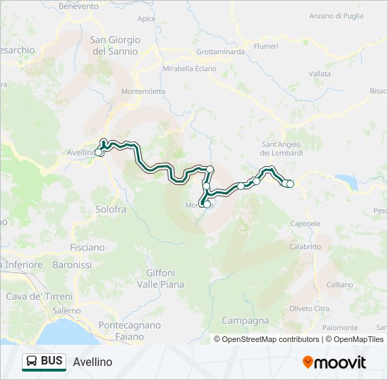 BUS Line Map