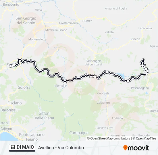 DI MAIO Bus Line Map
