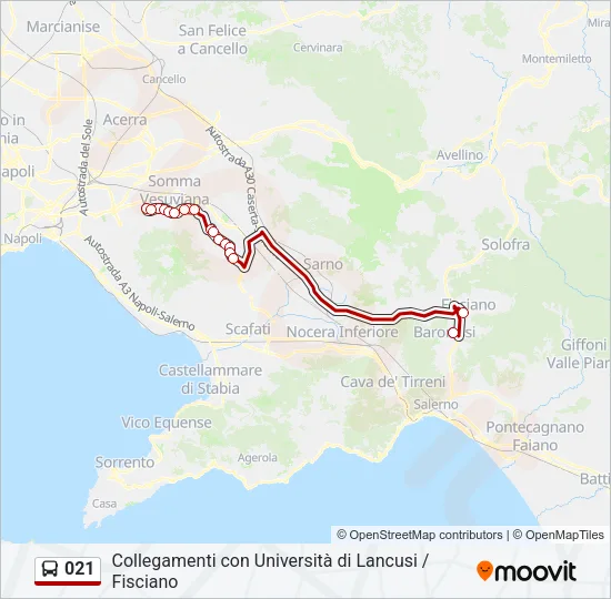 021 Bus Line Map