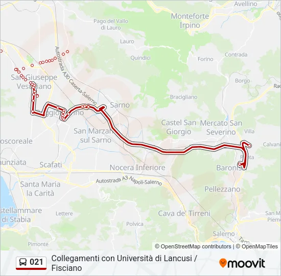 021 Bus Line Map