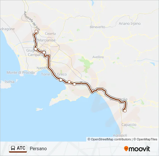 ATC Bus Line Map