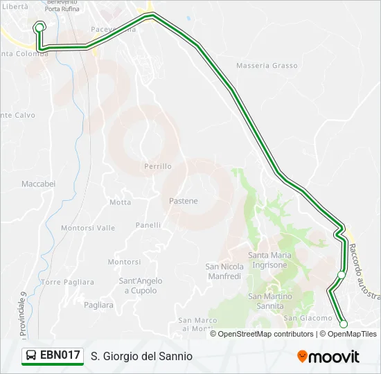 EBN017 Bus Line Map