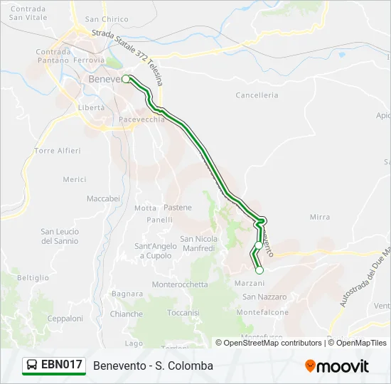EBN017 Bus Line Map