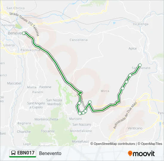 EBN017 Bus Line Map