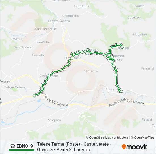 EBN019 Bus Line Map