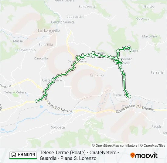 EBN019 Bus Line Map