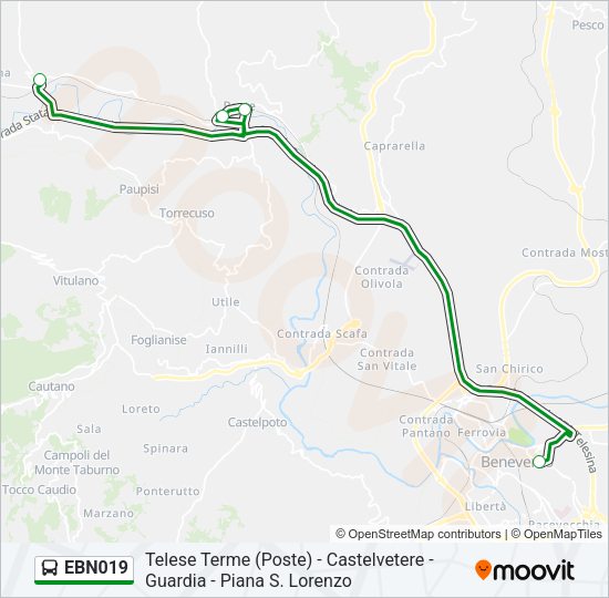 EBN019 Bus Line Map