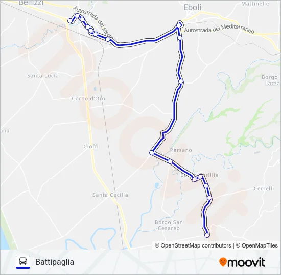 ALTO SELE Bus Line Map