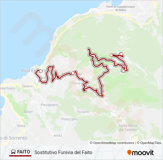FAITO Bus Line Map