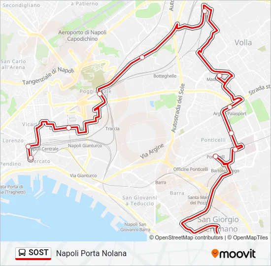 SOST Bus Line Map
