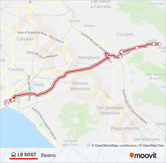 L8 SOST Bus Line Map
