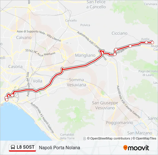 L8 SOST Bus Line Map