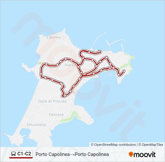 C1-C2  Line Map