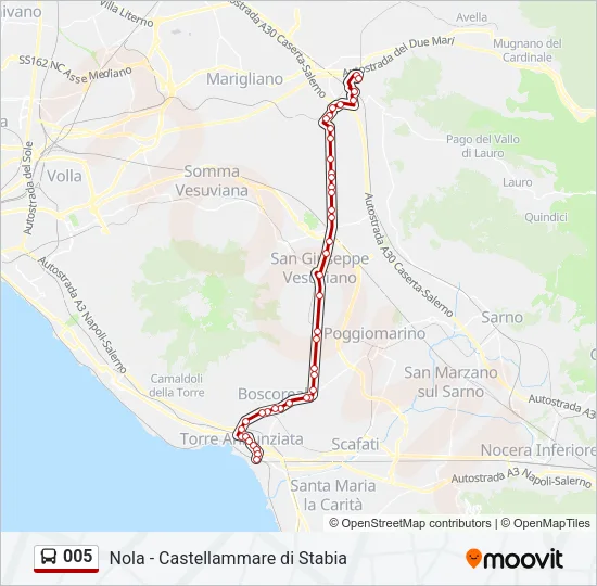 005 Bus Line Map