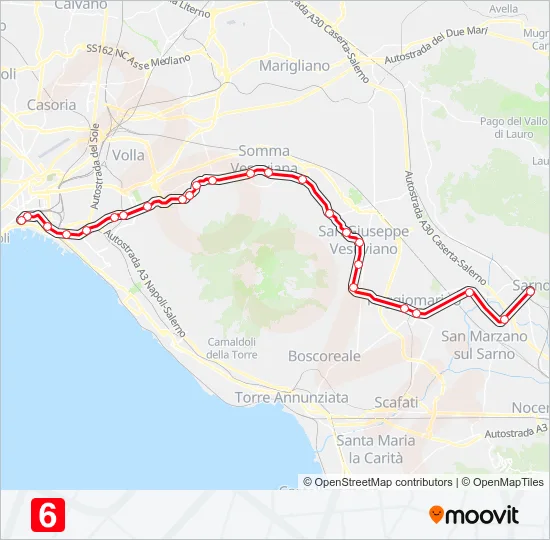 L6 Train Line Map