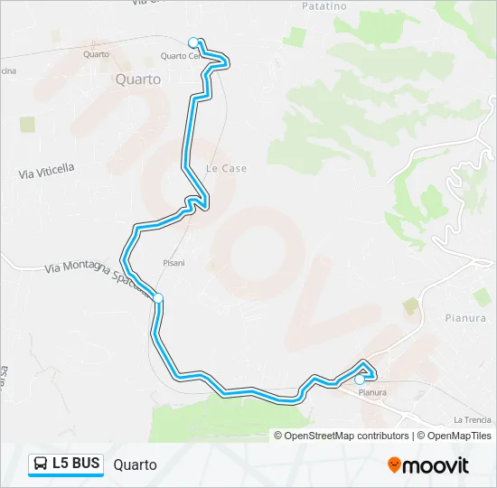 L5 BUS Bus Line Map
