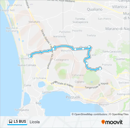 L5 BUS Bus Line Map