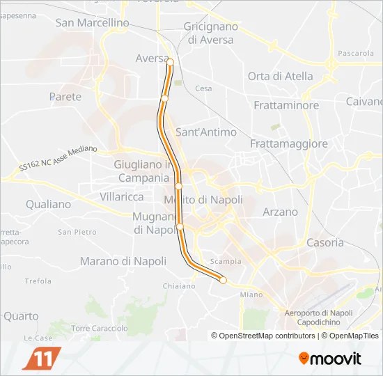 L11 Metro Line Map