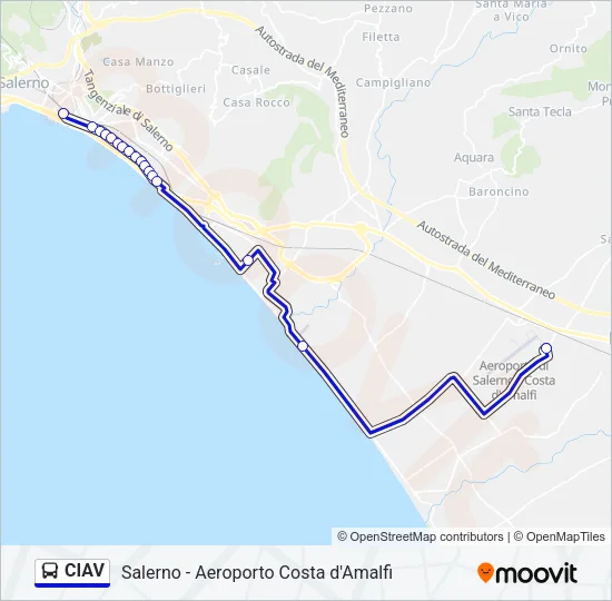 CIAV Bus Line Map