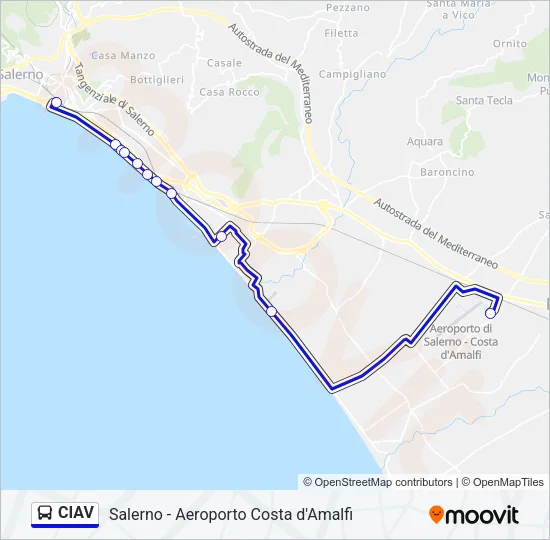 CIAV Bus Line Map