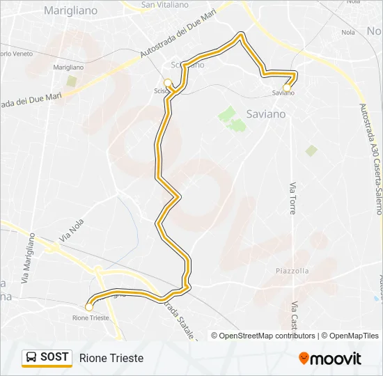 SOST Bus Line Map