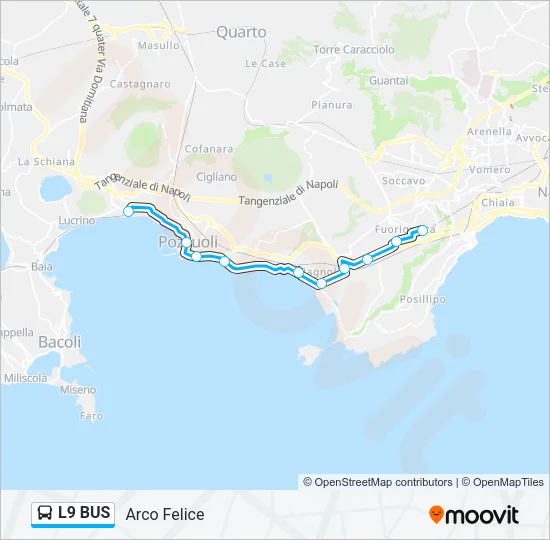 L9 BUS Bus Line Map