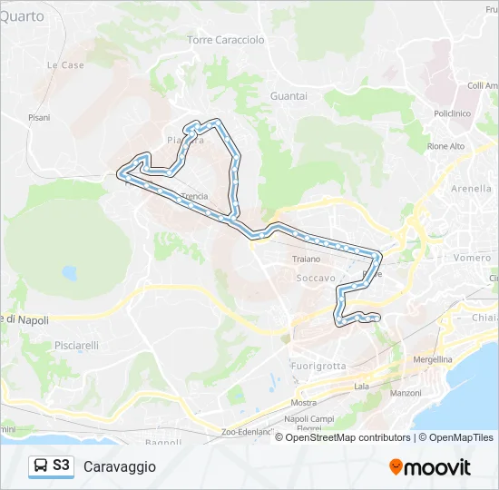S3 Bus Line Map