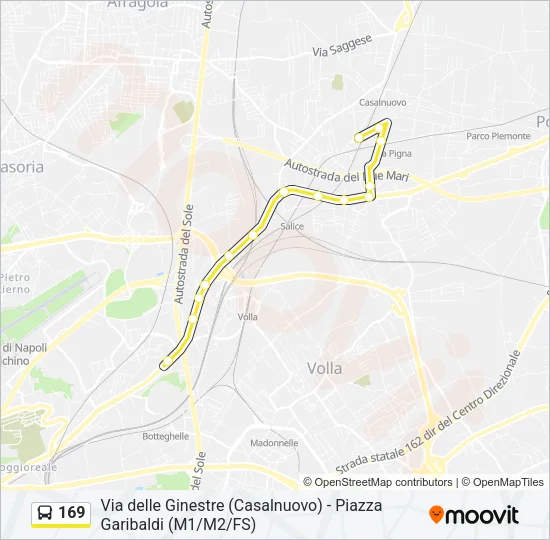 169 Bus Line Map