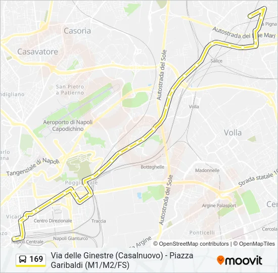 169 Bus Line Map