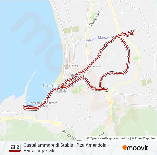 2 Bus Line Map