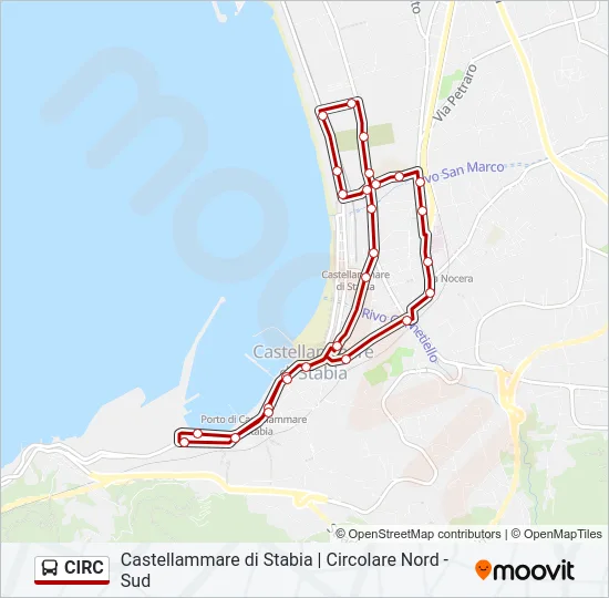 CIRC Bus Line Map