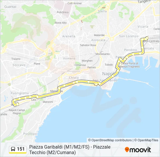 151 Bus Line Map