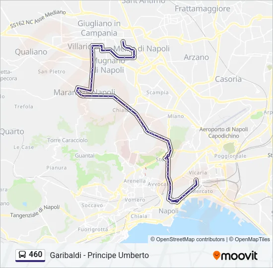 460 Bus Line Map