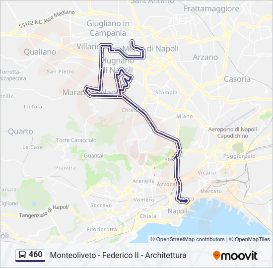 460 Bus Line Map