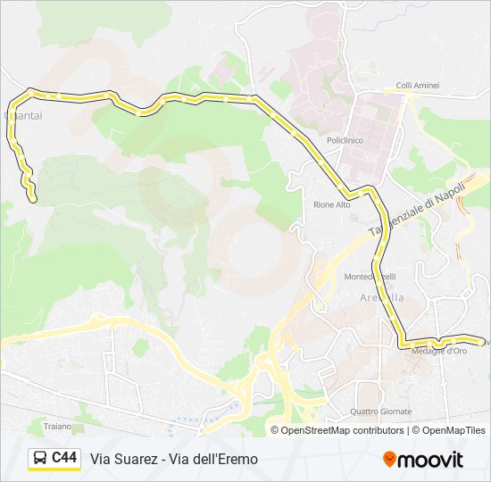 C44 bus Line Map