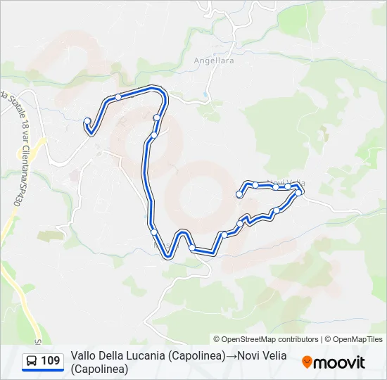 109 Bus Line Map