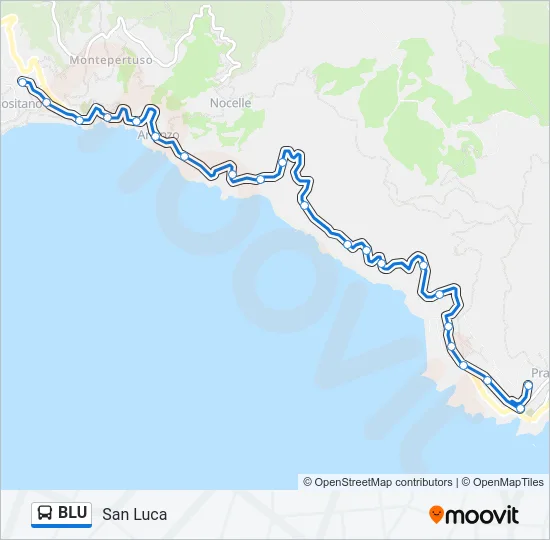 BLU Bus Line Map