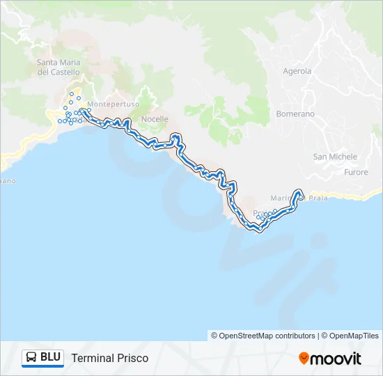 BLU Bus Line Map