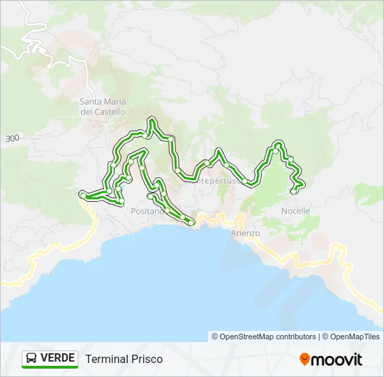 VERDE Bus Line Map