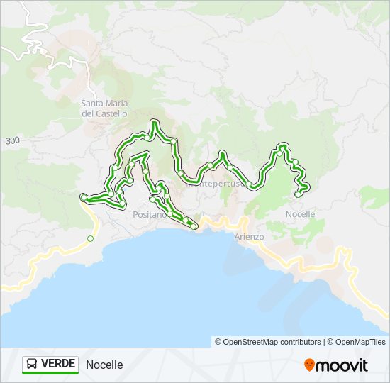 VERDE bus Line Map