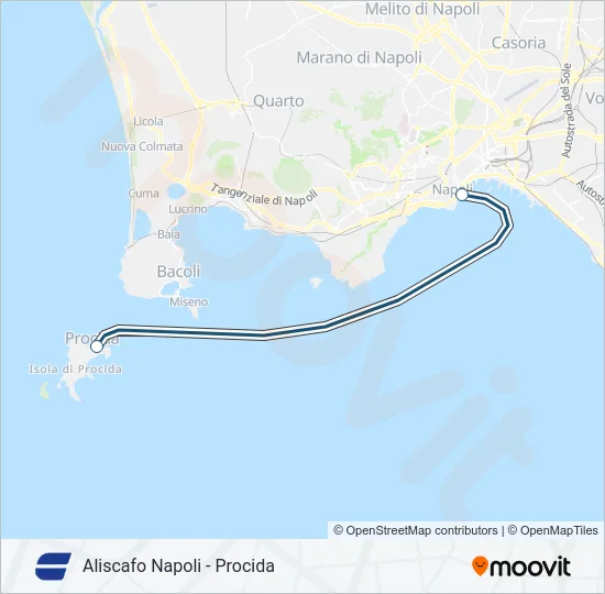 CAREMAR Ferry Line Map