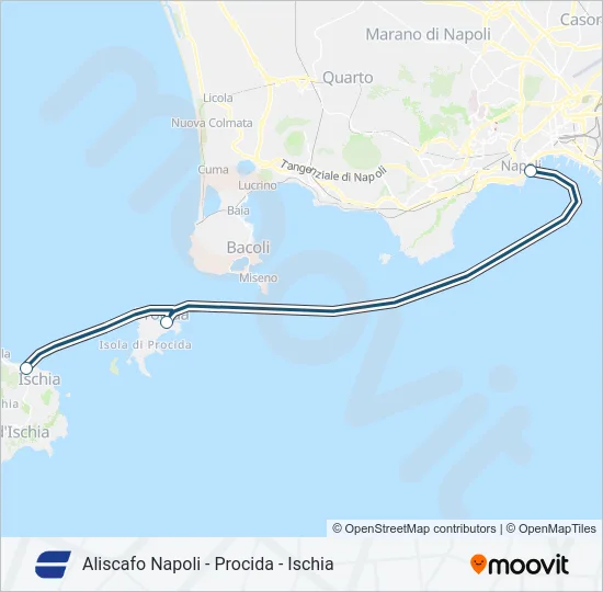 CAREMAR Ferry Line Map